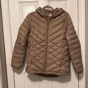 Women’s Brown  Hooded Jacket
